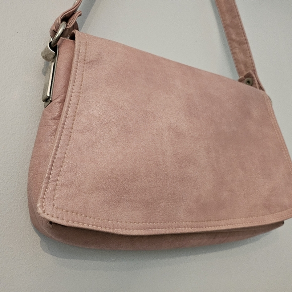 Vintage Stone Pink & Silver Cabrelli Shoulder Bag | Size OS - Picture 2 of 11